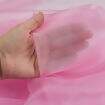 Tecido Organza Cristal Rosa Bebê - 1 Metro