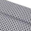 Tecido Popeline 100% Algodão Xadrez Preto e Branco com Corações 1 Metro
