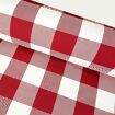 Tecido Grosso Decoração Xadrez Vermelho 100% Algodão 1x1,60m