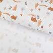 Tecido Flanela Estampada 0,78m Largura 100% Algodão - 1 Metro Cor:34V01 Floresta Urso