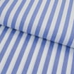 Tecido Tricoline Fio Tinto Listrado 10mm R024 0,50x1,50m Cor:105 Azul Médio