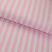 Tecido Tricoline Fio Tinto Listrado 10mm R024 0,50x1,50m Cor:101 Rosa Bebê