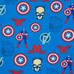 Tecido de Algodão Estampado (Meio Metro) - Coleção Marvel Capitão América