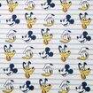 Tecido de Algodão Estampado (Meio Metro) - Coleção Disney Mickey Donald Pluto