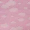 Tecido de Algodão Estampado (Meio Metro) - Nuvem Rosa