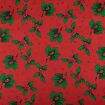Tecido de Algodão Estampado (Meio Metro) - Holly Pequeno Vermelho