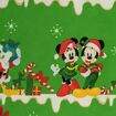 Tecido de Algodão Estampado (Meio Metro) - Natal Mickey & Minnie Verde