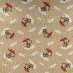 Tecido de Algodão Estampado (Meio Metro) - Ursinho Fundo Bege