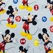 Tecido Belize Döhler Licenciado Decoração e Artesanato 1,40m Largura - 1 Metro Cor:Mickey Mouse Cinza Claro
