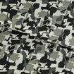 Tecido de Algodão Estampado (Meio Metro) - Camuflado Cinza