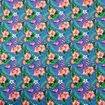 Tecido de Algodão Estampa Digital (Meio Metro) - Flamingo Floral Azul