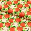 Tecido de Algodão Estampa Digital (Meio Metro) - Maçã Picnic Verde 