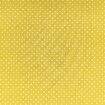 Tecido de Algodão Estampado (Meio Metro) - Poá Amarelo Canário e Branco
