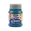 Tinta para Tecido Fosca Acrilex 37 ml Cor da Tinta Acrilex Tecido Fosca:803 - Acqua Marina