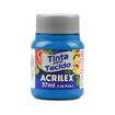 Tinta para Tecido Fosca Acrilex 37 ml Cor da Tinta Acrilex Tecido Fosca:501 - Azul Turquesa