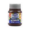 Tinta para Tecido Fosca Acrilex 37 ml Cor da Tinta Acrilex Tecido Fosca:807 - Jacarandá