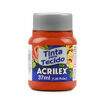 Tinta para Tecido Fosca Acrilex 37 ml Cor da Tinta Acrilex Tecido Fosca:801 - Tangerina