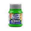 Tinta para Tecido Fosca Acrilex 37 ml Cor da Tinta Acrilex Tecido Fosca:510 - Verde Folha