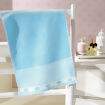 Toalha de Lavabo para Bordar  30 x 45 cm - Baby Classic Cor:7239 - Azul