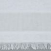 Toalha Social com Franja e Faixa para Bordar 23 x 39 cm - Unidade Cor da Toalha:101 - Branco