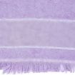 Toalha Social com Franja e Faixa para Bordar 23 x 39 cm - Unidade Cor da Toalha:0555 - Orquídea