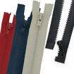 Zíper Nylon Tratorado 6mm Separável Tamanho 55cm Kit 5 unidades