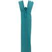 Zíper de Nylon Invisível 60 cm - Pct c/ 10 unidades Cor do Zíper de Nylon:548 - Verde Turquesa