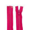 Zíper Nylon Tratorado 6mm Separável Tamanho 40cm Kit 5 unidades Cor:Pink