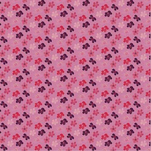 Tecido Tricoline Coleção Oriental 0,50x1,50 mt Cor da Coleção Oriental:12806 – Flores de Cerejeiras Rosa